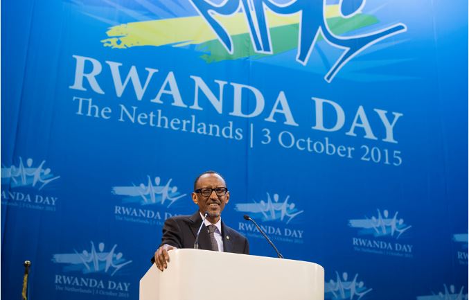 President Paul Gagame op Rwanda day