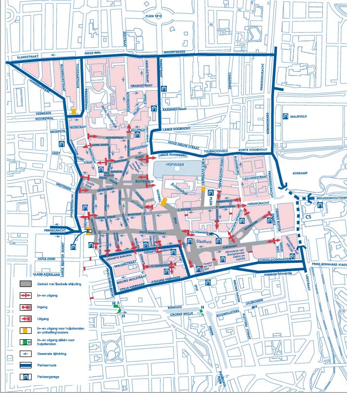 plattegrond den haag