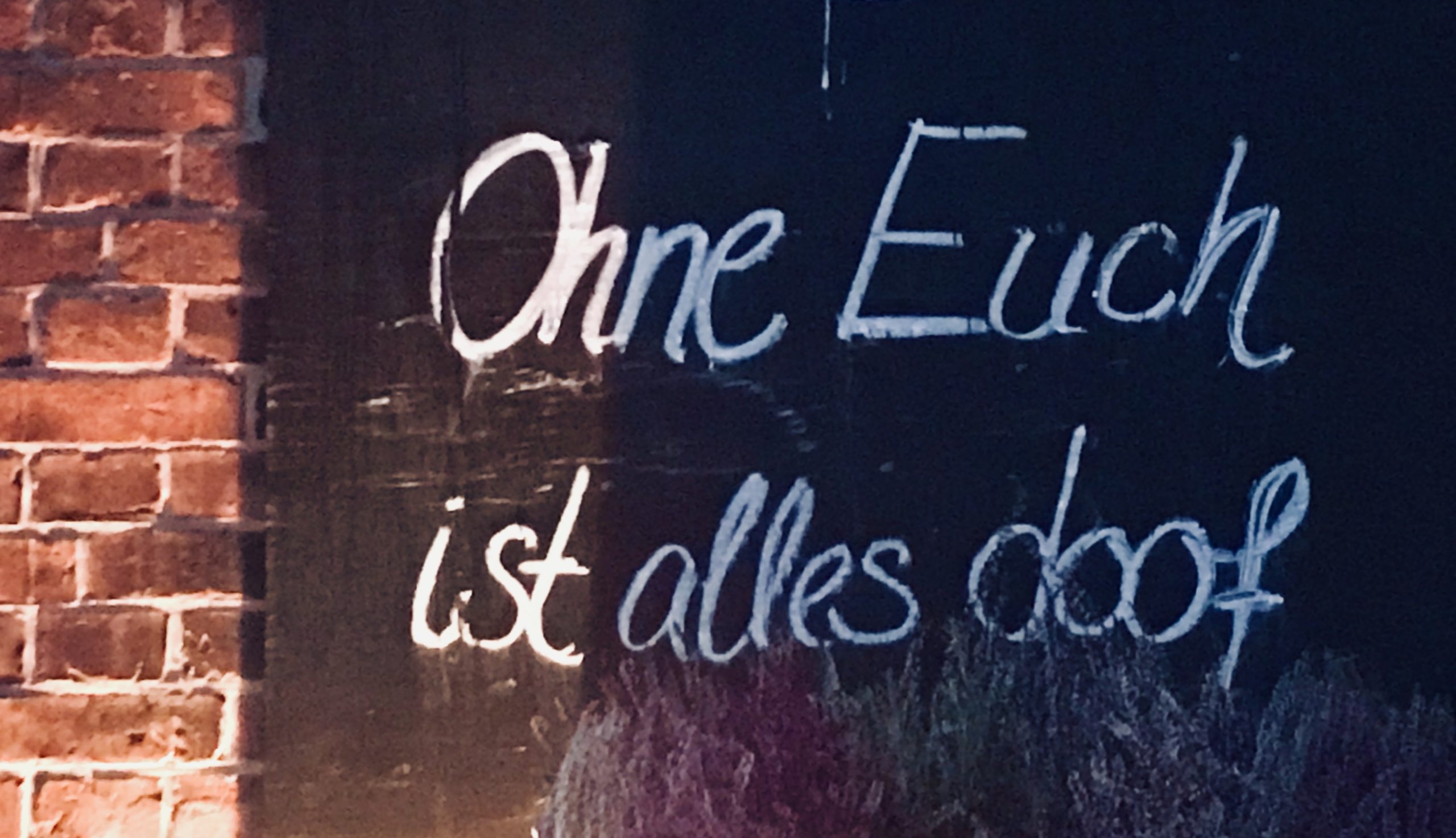 Grüße aus Hamburg Ohne euch ist alles doof VVOJ Vereniging van