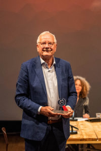 Joop Bouma winnaar van de VVOJ Oeuvreprijs -Foto Jelle de Ru