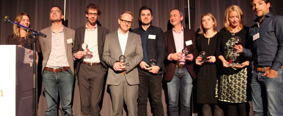 De prijswinnaars van De Loep 2015.